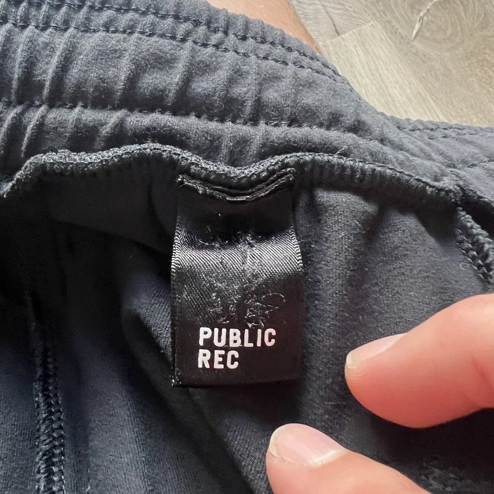 Public Rec Black Shorts Men's Size 42 R Good Condition Active Sports